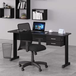 Mesa Escritório Atlanta Preto Onix