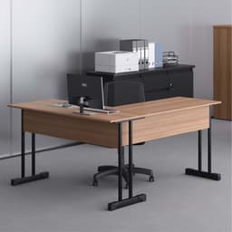 Mesa em L com 2 Gavetas Rael Montana