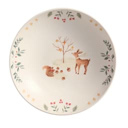 Prato Fundo Coup Christmas Card Bege