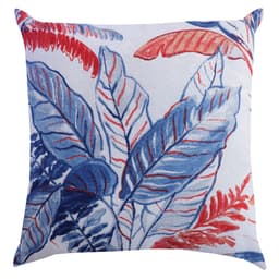 Almofada Summer Havai Floral Azul 43x43 cm