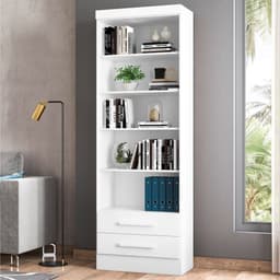 Estante Livreiro Kenner Branco