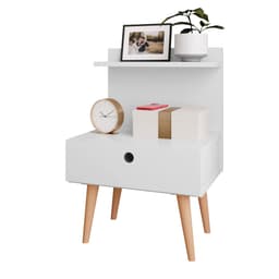 Mesa de Cabeceira Nina cor Branco