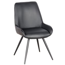 Cadeira Aline - PU Preto