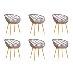 Conjunto com 6 Cadeiras Clarice Camurça