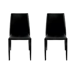 Conjunto de 2 Cadeiras Amanda I Preta