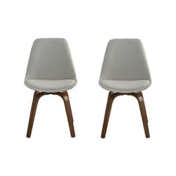 Conjunto de 2 Cadeiras Lis Bege