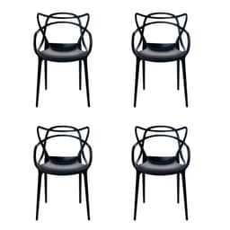 Conjunto de 4 Cadeiras Allegra Preto