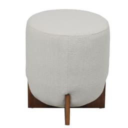 Puff Cravo - Bouclê Off White