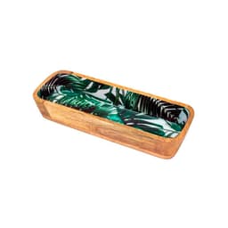 Travessa Palmeira Verde 5x11x29 cm