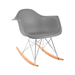 Cadeira Eames DAW de Balanço Cinza