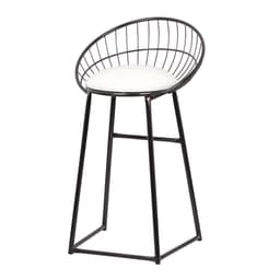 Banqueta Circular Preta
