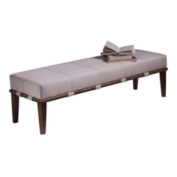 Banco Livia Bege e Imbuia 160 cm