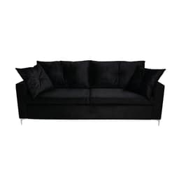 Sofá 3 Lugares Viena 210 cm Soft Preto