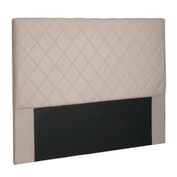 Cabeceira King Esmeralda Suede Bege