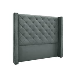 Cabeceira King Vicenza Veludo Cinza
