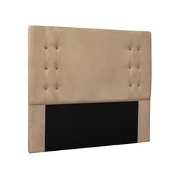 Cabeceira Queen Gênova Suede Bege