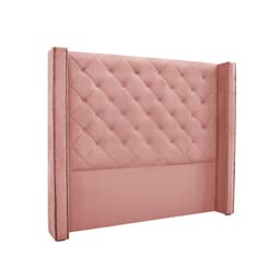 Cabeceira Queen Vicenza Veludo Rosa