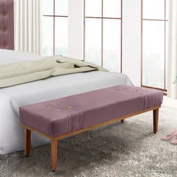Recamier Gênova Veludo Uva 160 cm