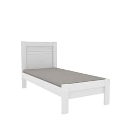 Cama Solteiro Safira TCIL 100% MDF Branco
