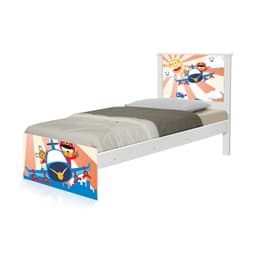 Cama Solteiro Adesivada Patrulha Ursinhos