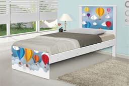 Cama Solteiro Balão com Colchão