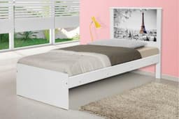 Cama Solteiro Cidade Paris com Colchão