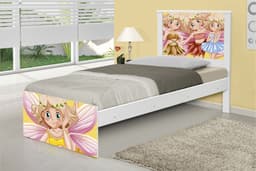 Cama Solteiro Fadinhas Coloridas