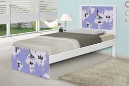 Cama Solteiro Mapa Viagens
