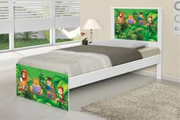 Cama Solteiro Safari com Colchão