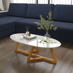 Mesa de Centro Fiorentina Branco Nature