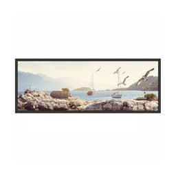 Quadro Decorativo com Moldura Mar Preto