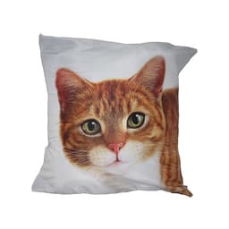 Almofada Gato Amarelo 42x42cm Uniart