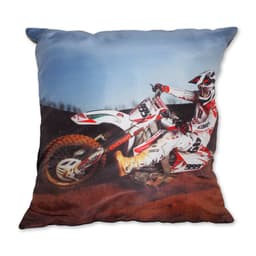 Almofada Moto Branco 42x42cm Uniart