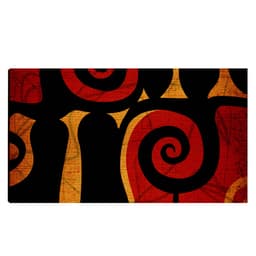 Quadro Caracol Preto 55x100cm