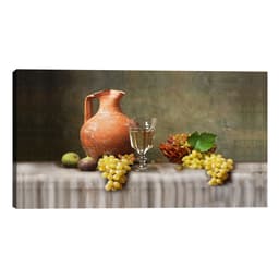 Quadro Frutas Marrom 55x100cm