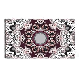 Quadro Mandala Vinho 55x100cm