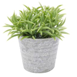 Cachepot Stone Cinza 8 x 8 cm
