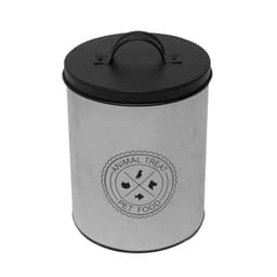 Pote Animal Treat Preto e Cinza 20x14x14 cm