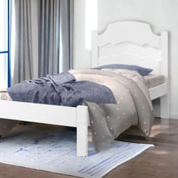 Cama Íris Solteiro Branco Cambel