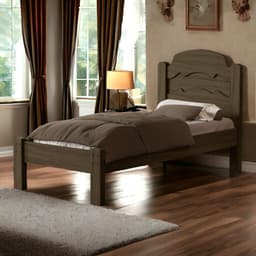 Cama Íris Solteiro Castanho Cambel