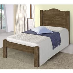 Cama Thalia Solteiro Castanho Cambel
