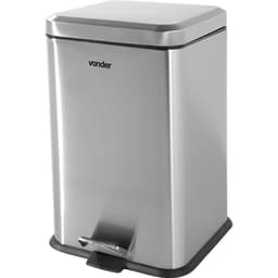 Lixeira Retangular 20l Inox Vonder