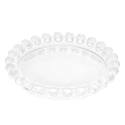 Conjunto de Pratos Pearl I Transparente 10 cm