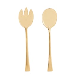 Jogo de Talheres com 2 Peças Berna Dourado