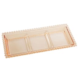 Petisqueira Pearl Âmbar 13x30 cm
