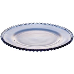 Prato Pearl Azul Marinho 28 cm