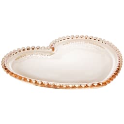 Prato Pearl Âmbar 25 cm