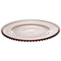 Prato Pearl Fumê 28 cm