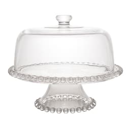 Prato de Bolo Pearl I Transparente