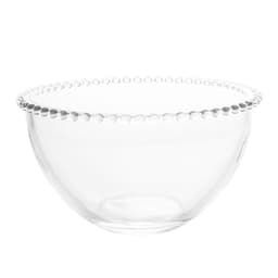 Saladeira Pearl Transparente 21x21 cm